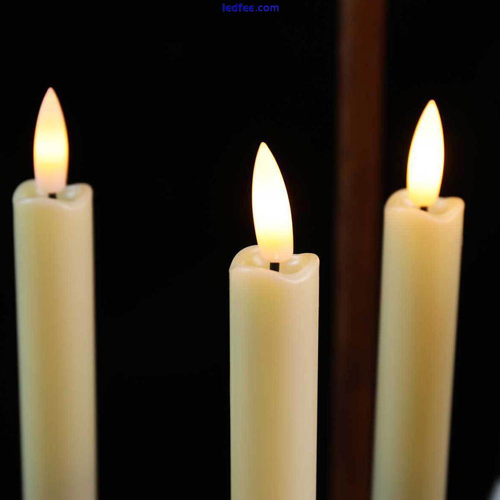 6x LED Candles Light Remote Control Flickering Flameless-Taper L9U5 4 