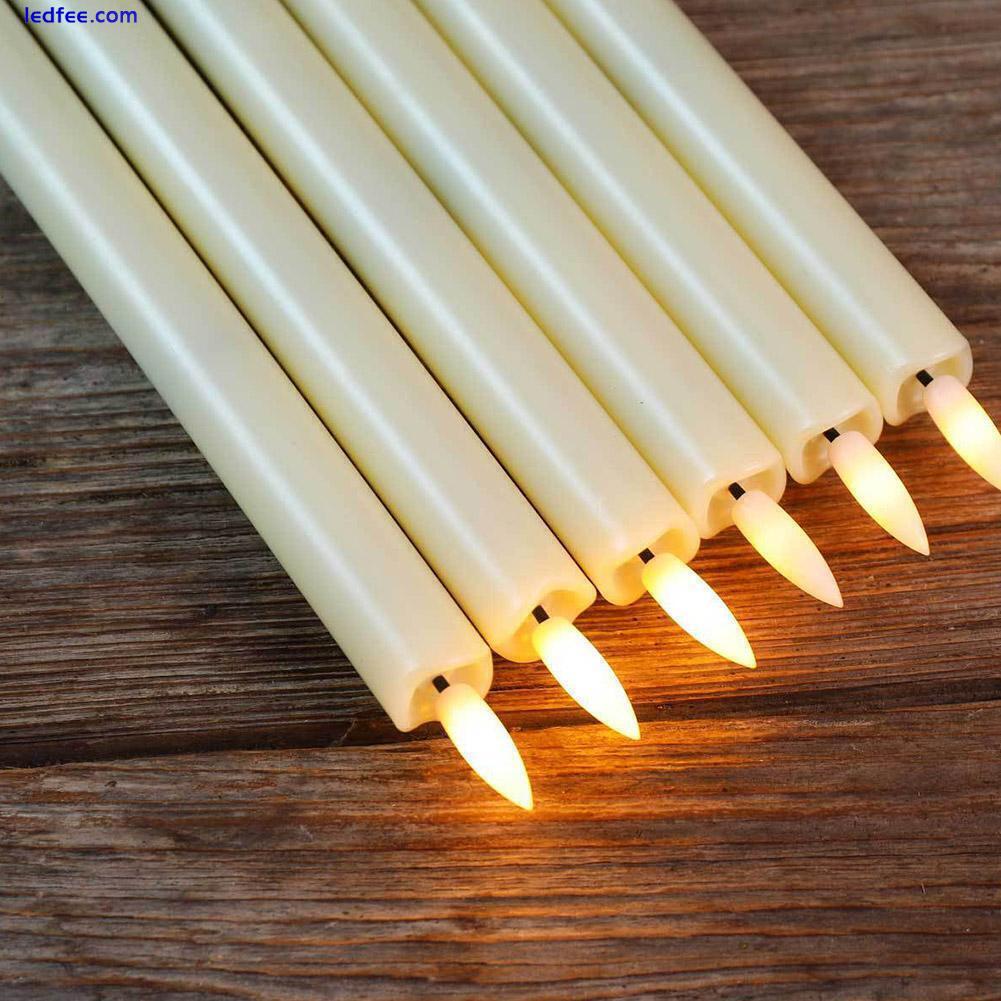 6x LED Candles Light Remote Control Flickering Flameless-Taper L9U5 5 