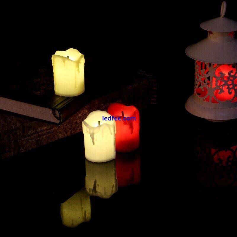 Flameless LED Electric Flickering Tea Light Candles Wedding Christmas Decoration 1 