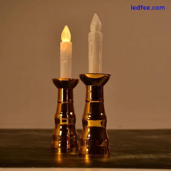 2PCS LED CANDLE LIGHT CANDLES FLAMELESS LAMP INDOOR WINDOW CHRISTMAS DECORATION 1 