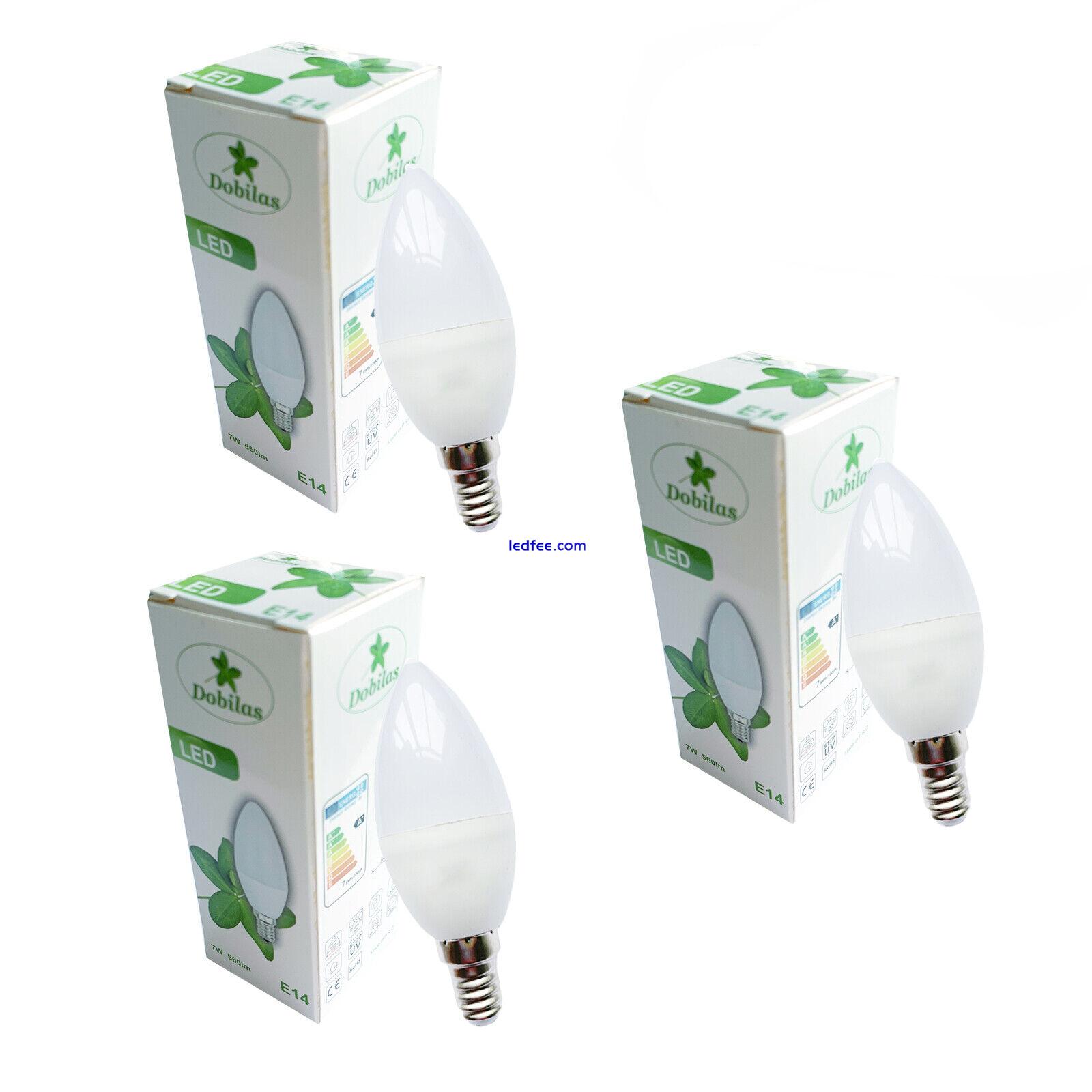 LED Candle 7W SES E14 BC ES Golf Ball Globe Lamp Light Bulbs Warm Cool White A 5 