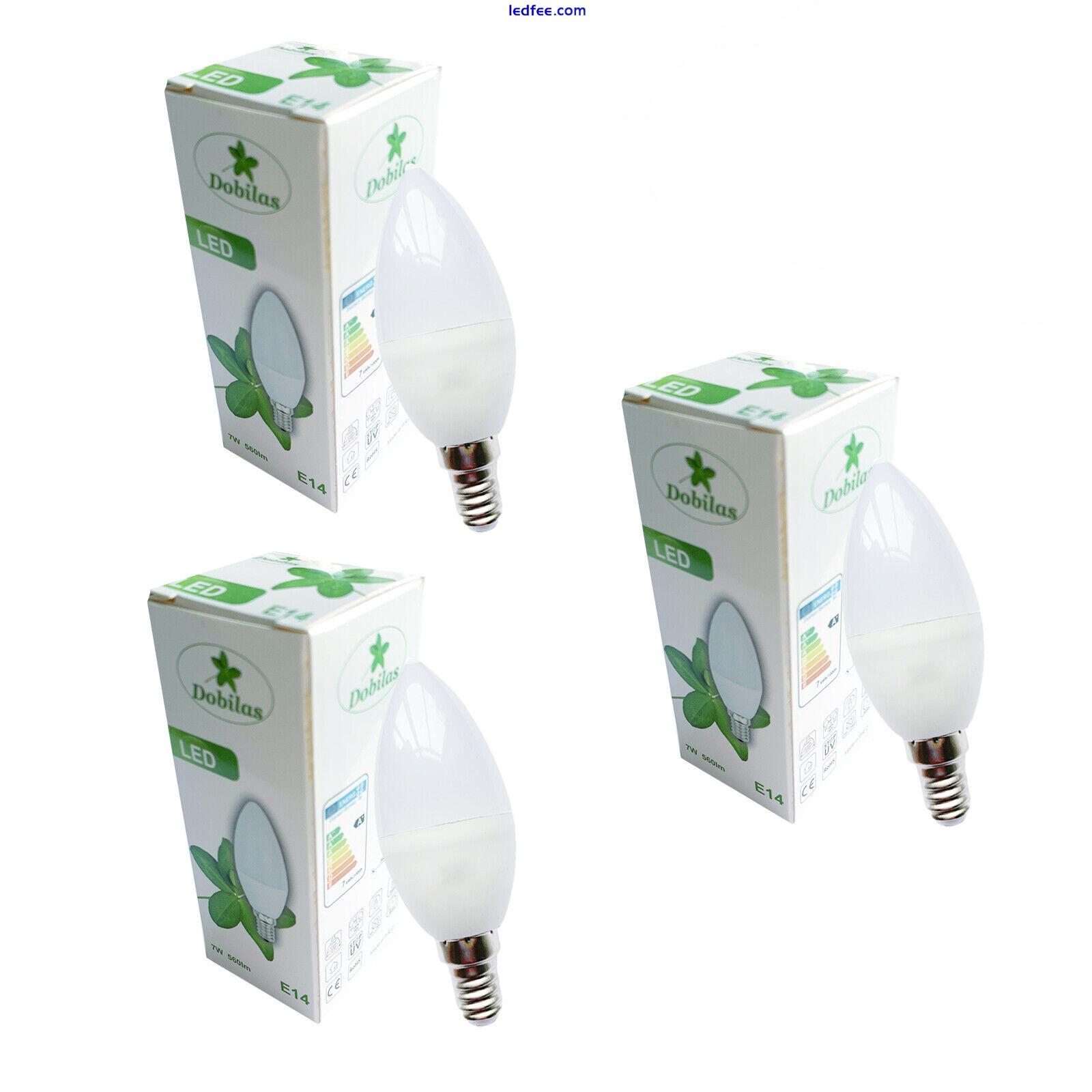 LED Candle 7W SES E14 BC ES Golf Ball Globe Lamp Light Bulbs Warm Cool White A 3 