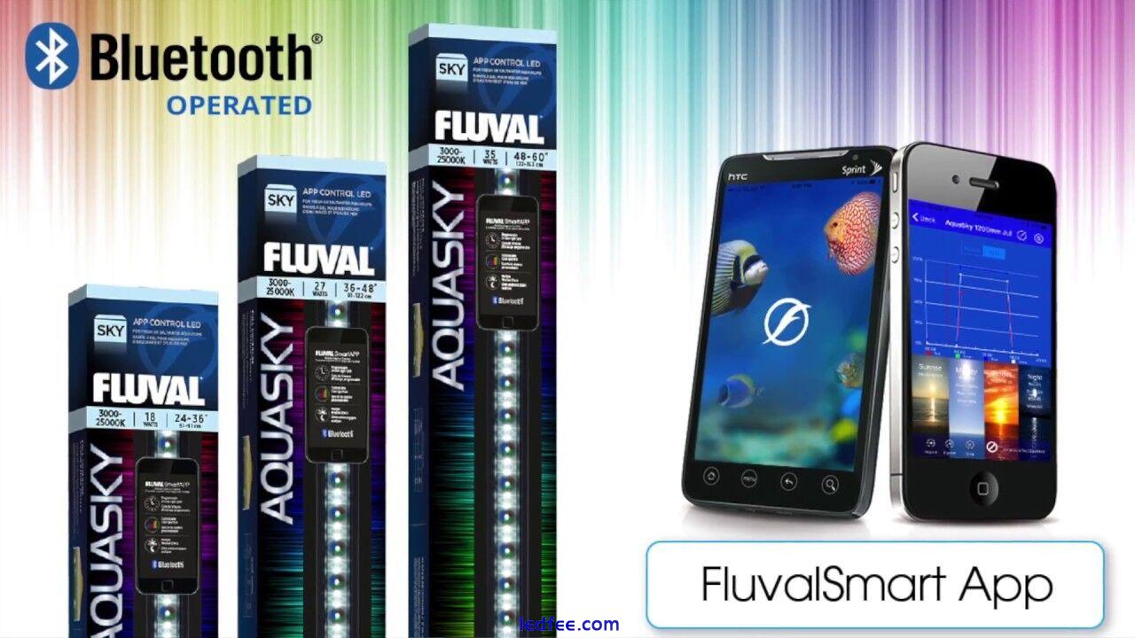Fluval Aquasky 2.0 LED Bluetooth Lighting Unit App Controlled Aquarium Fish Tank 1 