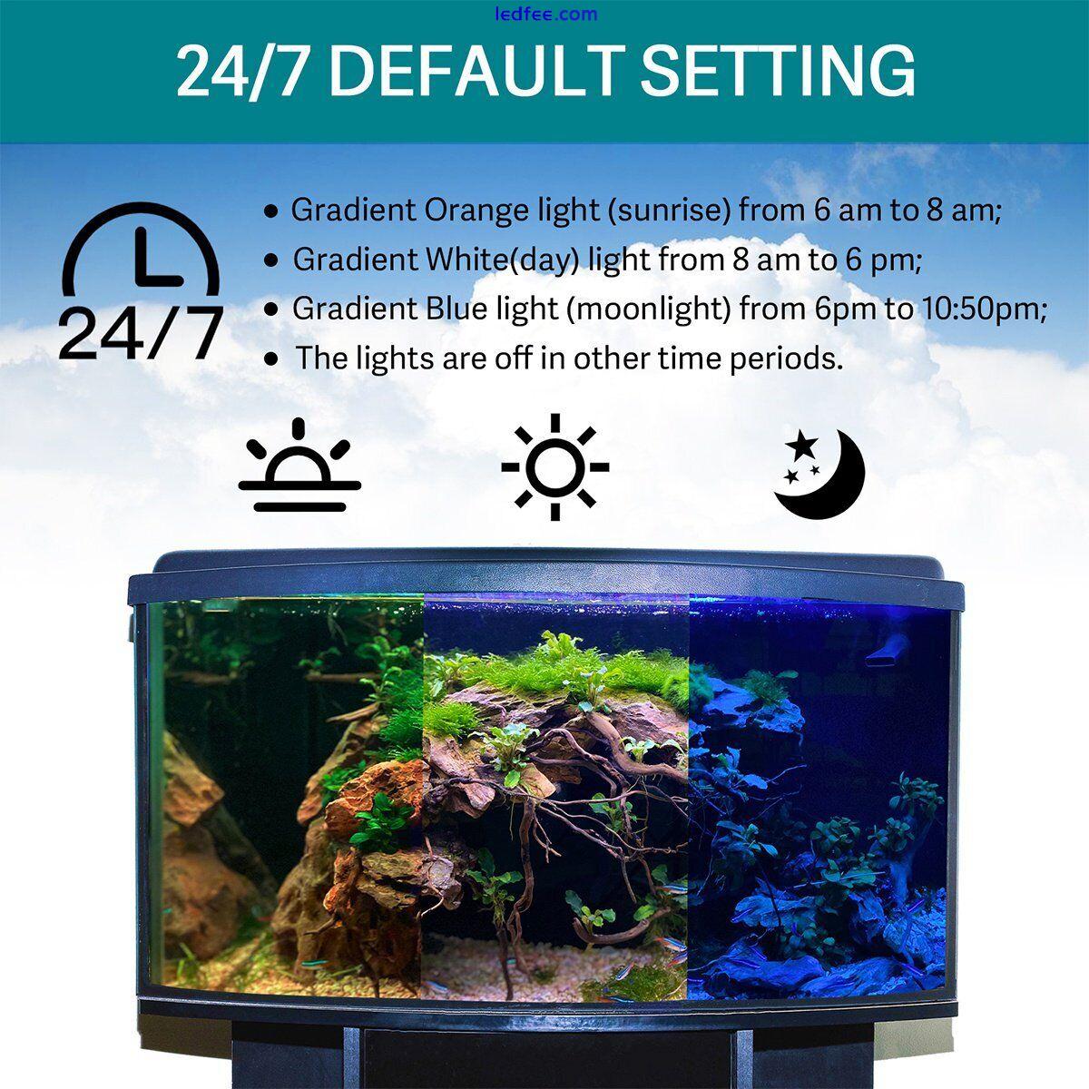 Hygger Aquarium 24/7 Submersible Led light Full Timer Spectrum Fish Shrimp Tank 3 