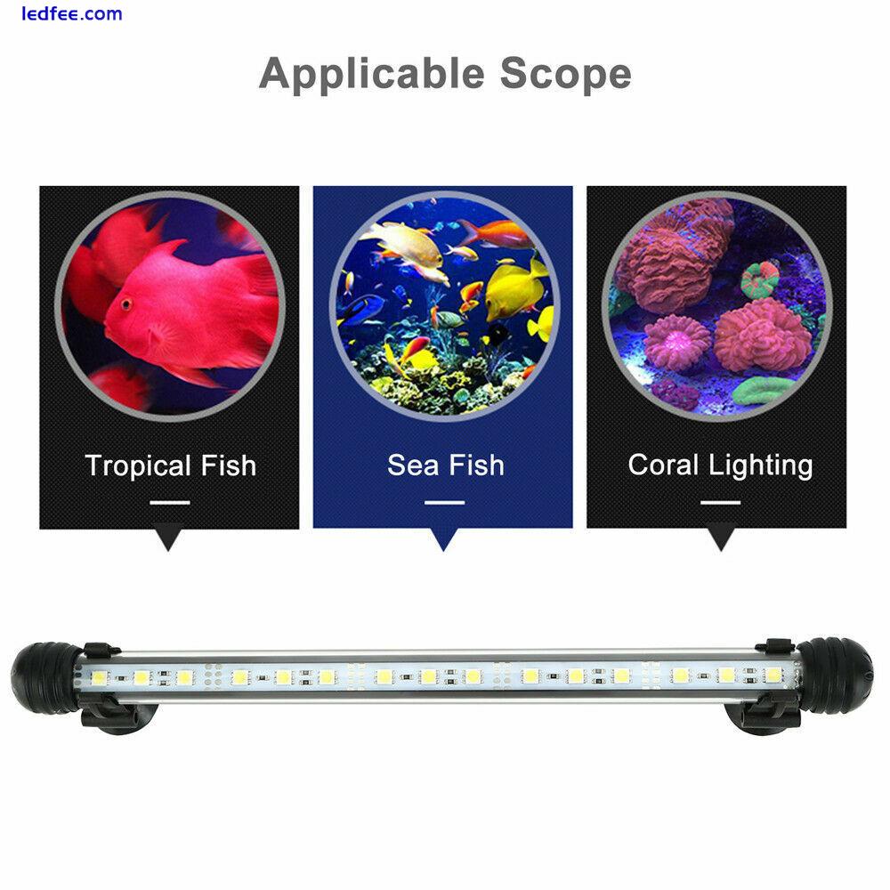 Aquarium Fish Tank LED Light Bar 5050SMD Submersible Light 37 CM 0 