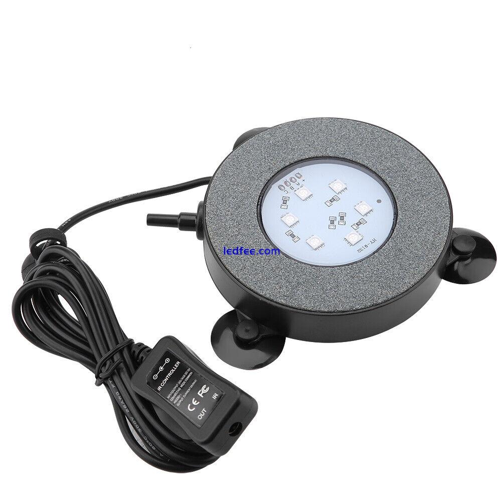 Waterproof Submersible Aquarium Fish Tank Light LED Lamp + Remote (EU Plug) GF0 0 