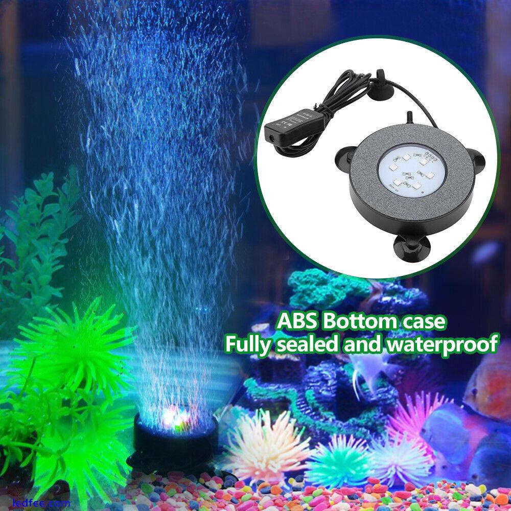 Waterproof Submersible Aquarium Fish Tank Light LED Lamp + Remote (EU Plug) GF0 2 