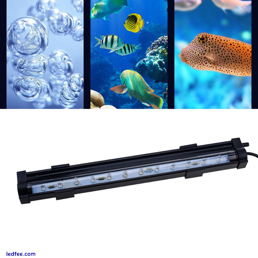 Aquarium Color Changing Bubble Lamp LED Diving Lamp Fish Tank Lamp DB-15 with 5 