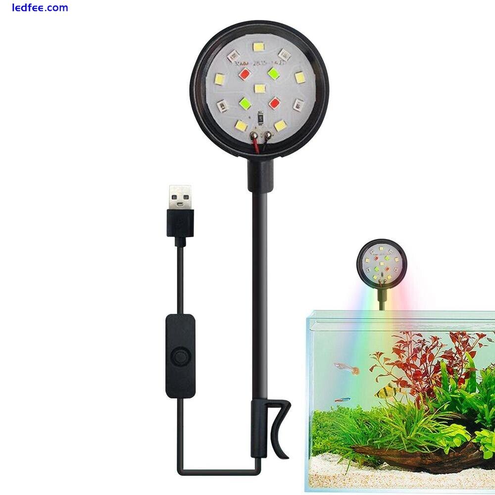 LED Aquarium Lamp USB-Plug Fish Tank Lamp Aquarium Plant Light  Living Room 3 