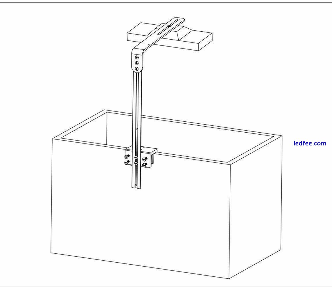 PopBloom Arm Mounting On Tank Bracket For Saltwater Marine Led Aquarium Light  4 