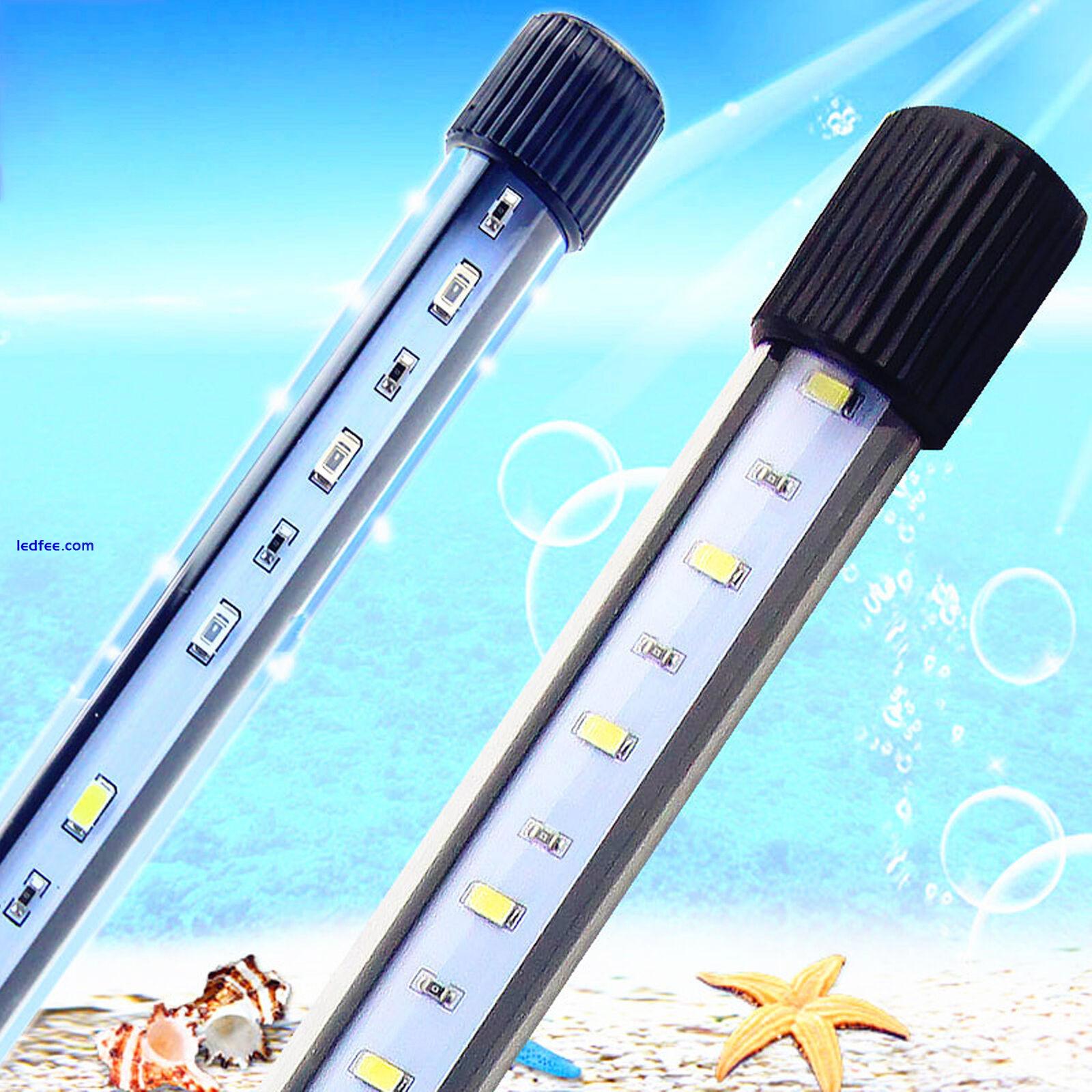 LED Aquarium Light High Brightness Submersible Blue White Fish Tank Lamp For Cus 0 