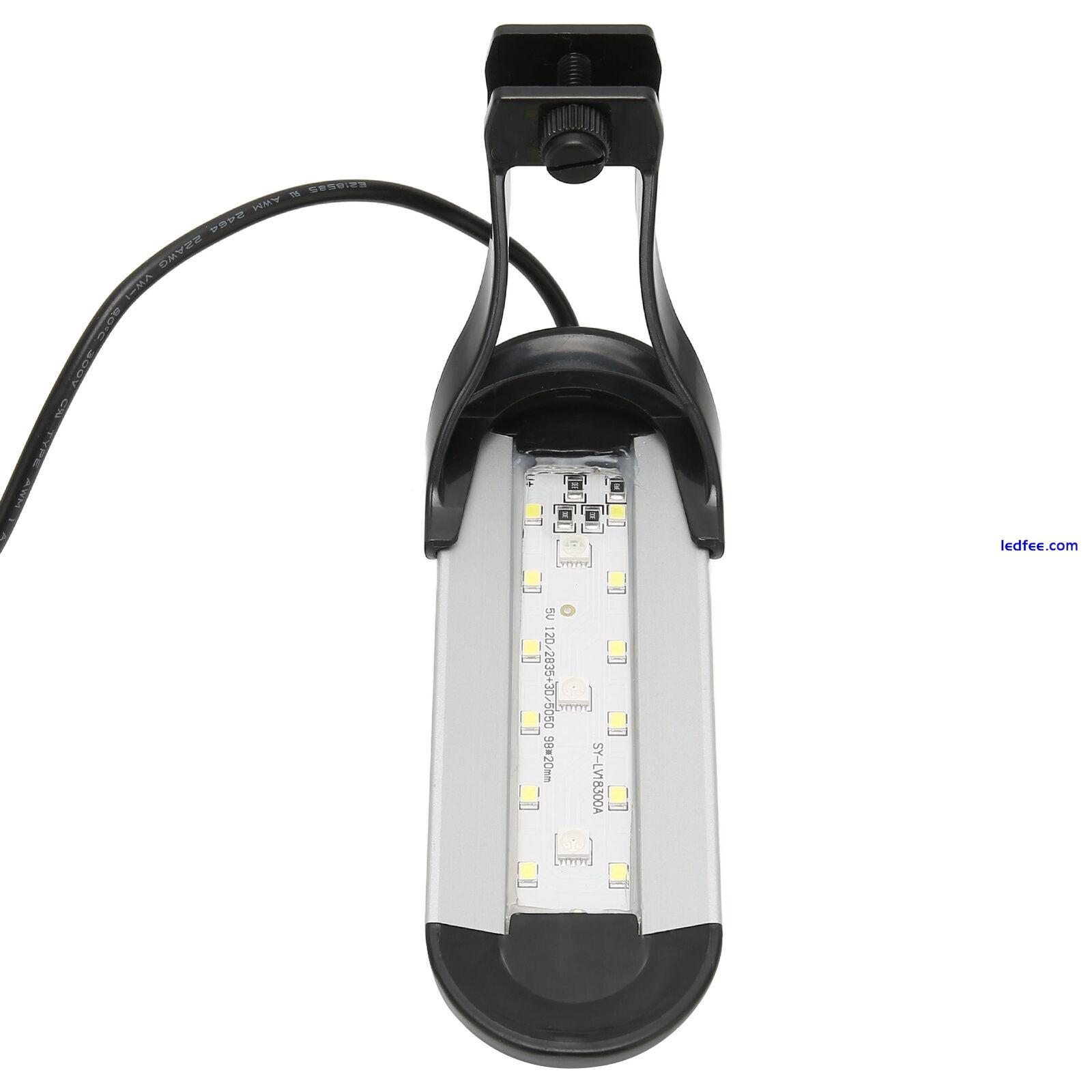 Aquarium Light Adjustable Full Spectrum LED Planted Fish Tank Clip Lamp For Hoi 0 