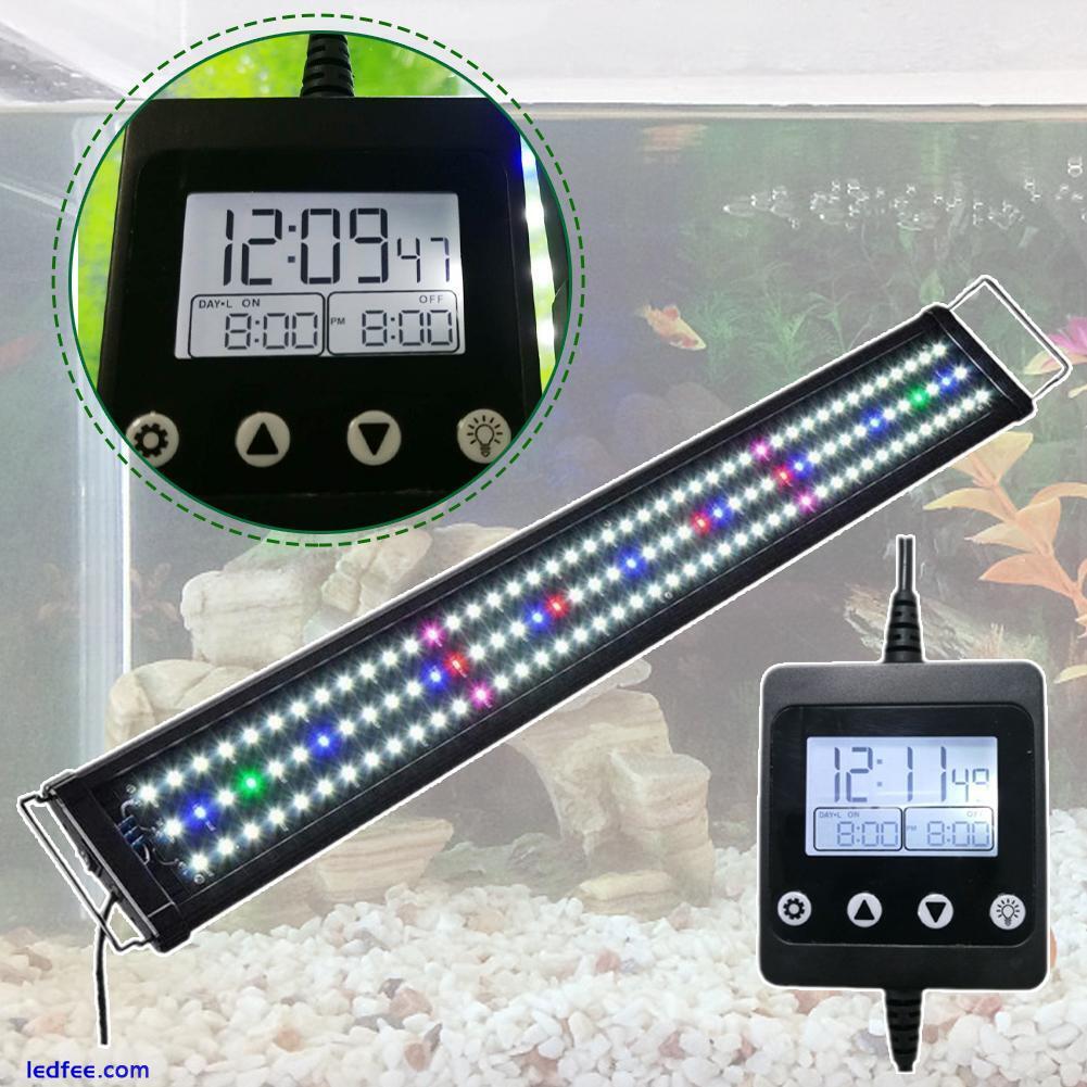 30/45cm Fish Tank 24/7 Full Spectrum Lighting LED Light Aquarium Decoratio 4R6T 5 
