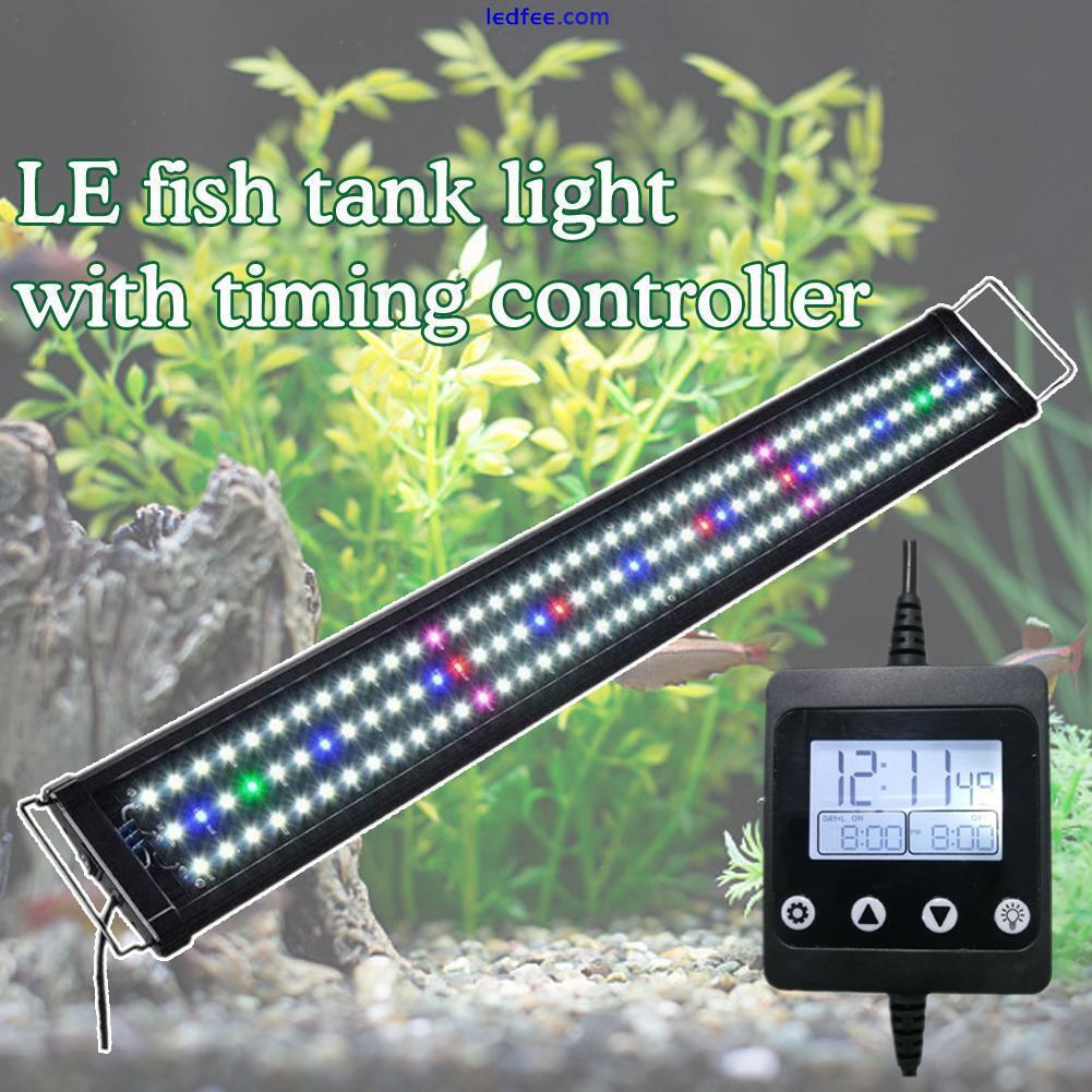 30/45cm Fish Tank 24/7 Full Spectrum Lighting LED Light Aquarium Decoratio 4R6T 1 