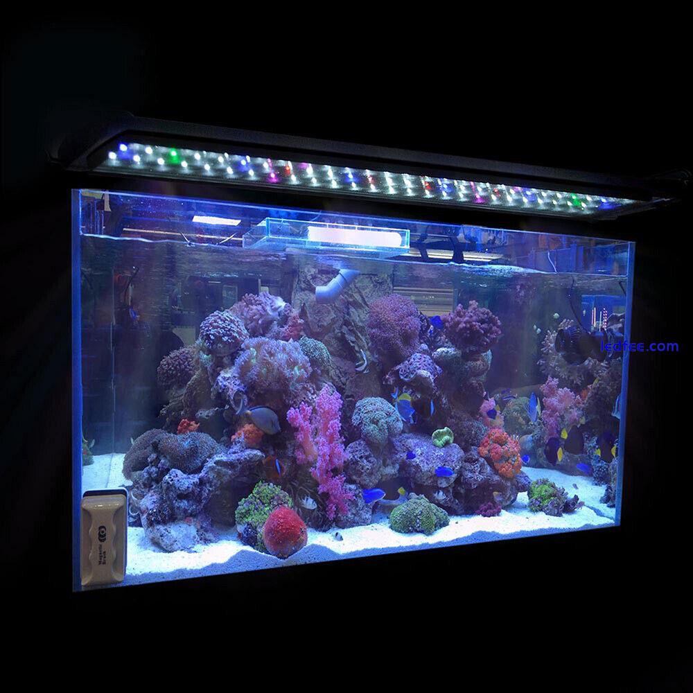 30-120CM Aquarium Fish Tank LED Light Aquarium Lamp Over-Head Plant Lighting 2 
