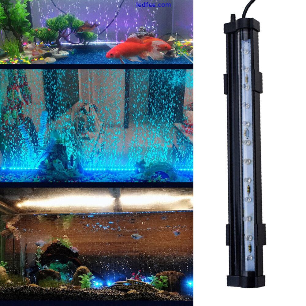  Aquarium Color Changing Bubble Lamp LED Diving Lamp Fish Tank Lamp DB-15 with 3 