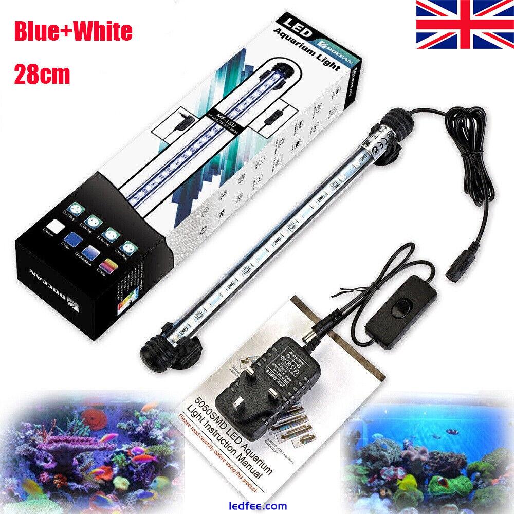 Aquarium Fish Tank Pond 5050 LED Strip RGB Lights Bar Lamp Submersible Light 1 