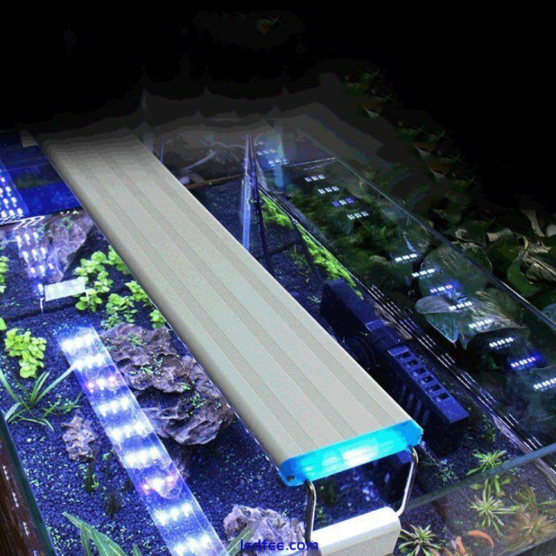 LED Aquarium Light Lighting 8W/10W/12W/15W Fish Tank Aquatic Plant Clip-on Lamp 2 
