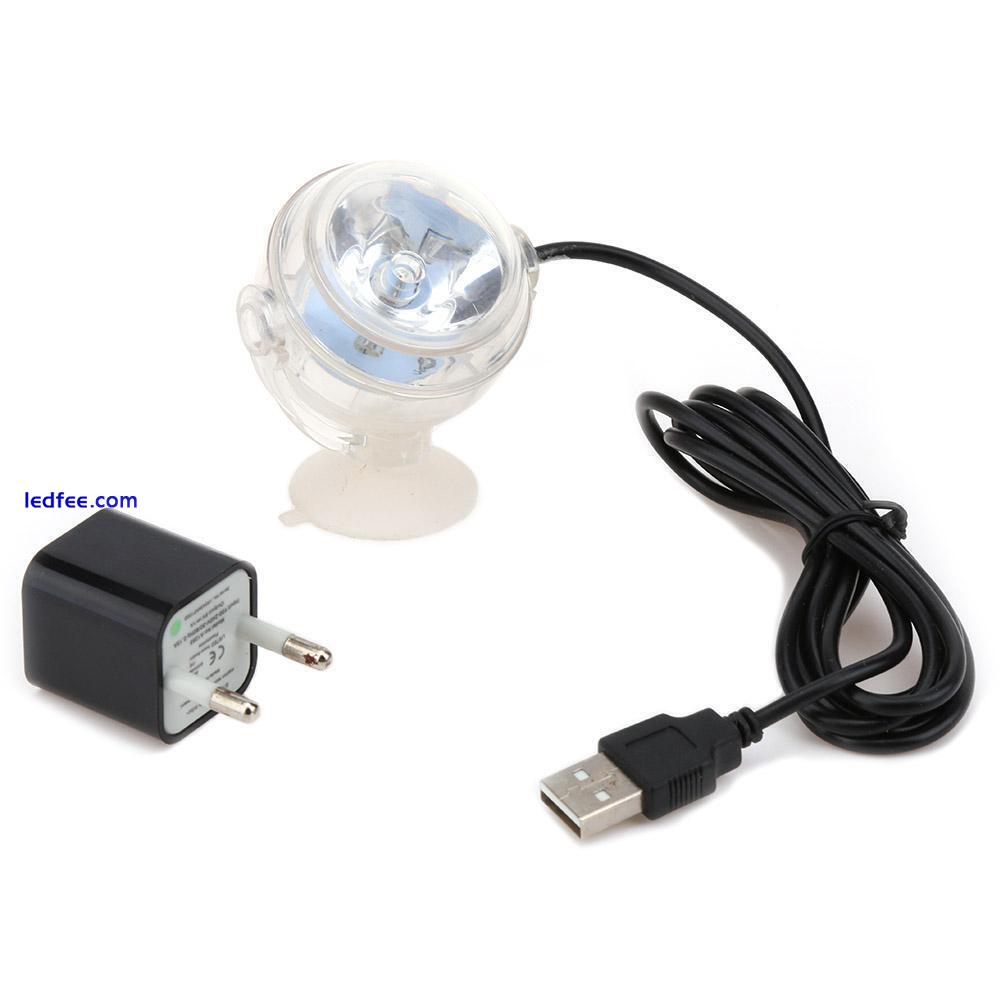 H1# 1W Mini Waterproof Aquarium LED Light Fish Tank Underwater Lighting Lamp 4 