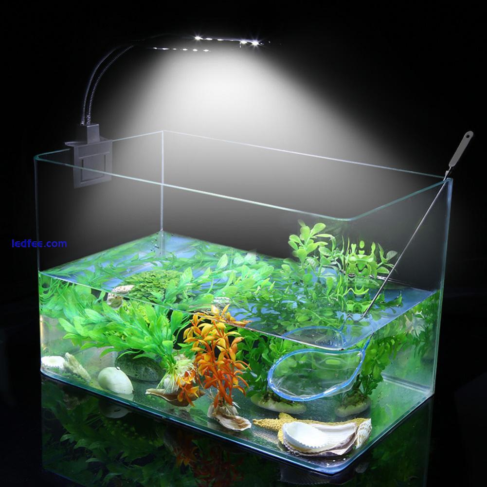 LED Waterproof Aquarium Light for Fish Tank Aquatic Plants Grow Lighting Clip ☘️ 0 