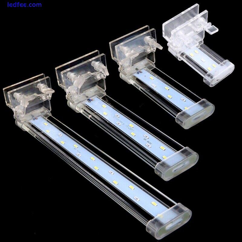 Aquarium LED Clamp Light Brightness White & Blue Lighting Energy Saving 4 