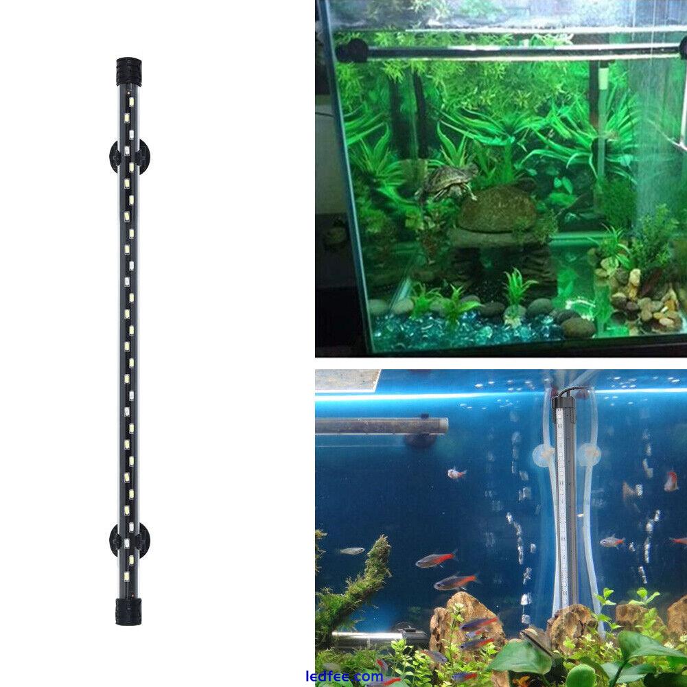 Submersible LED Aquarium Light Fish Tank Waterproof Lamp with Timer Stick Decor 4 