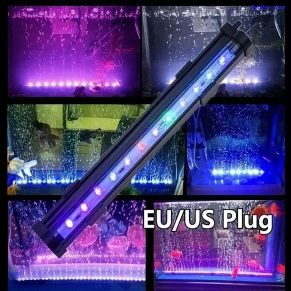 Aquarium LED Lamp Colorful Light Color Changing Bubble Light LED Diving Light✨ 3 