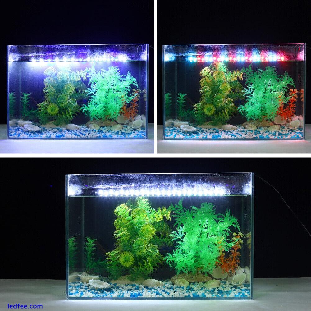 uk 90-260V Fish Tank Light LED Submersible Lamp Waterproof Aquarium Plant Light 1 