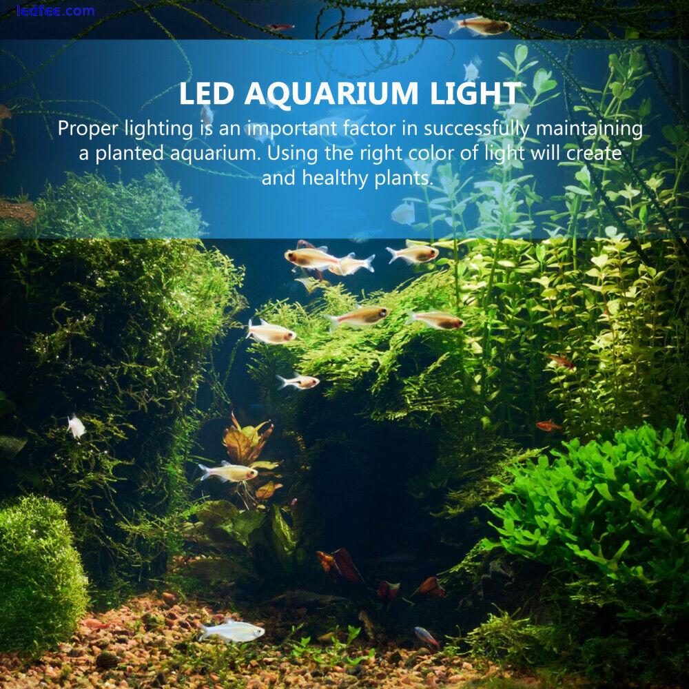  Submersible Aquarium Light LED Grow Lights Fish Tank Water Proof 2 