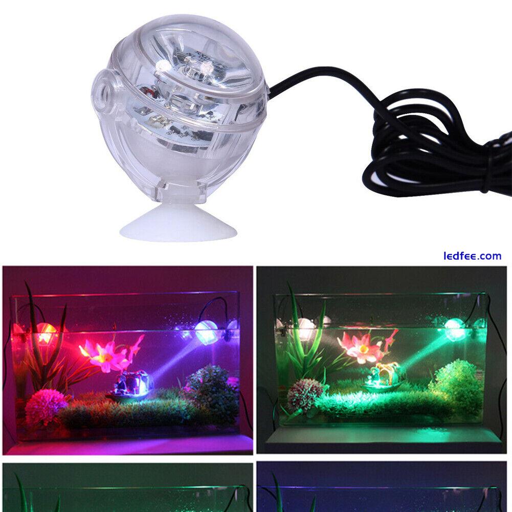 Waterproof LED Aquarium Lighting Decor Spotlight Fish Tank Submersible USB Lamp 1 