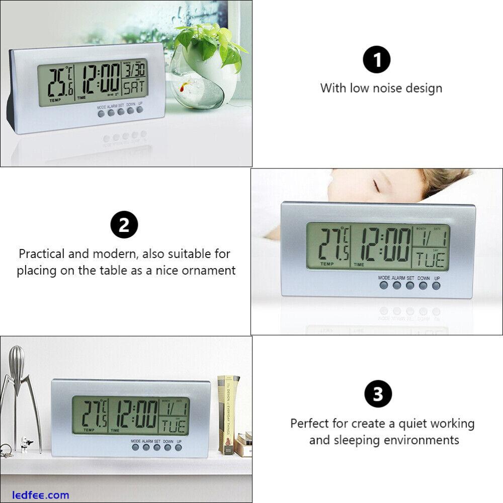 Digital LED Day Clock for Elderly Dementia Memory Loss 5 