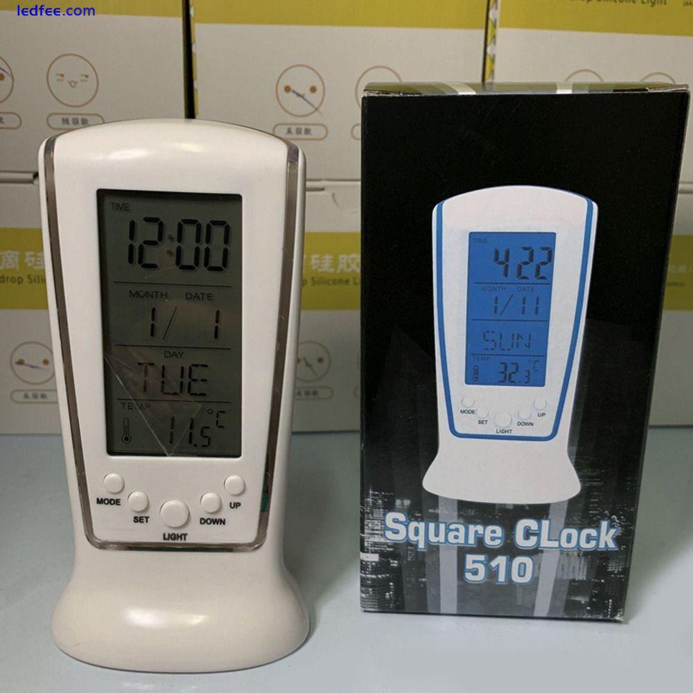 Nightlight Backlight Electronic Clock LED Digital Large Number Alarm Clock 5 