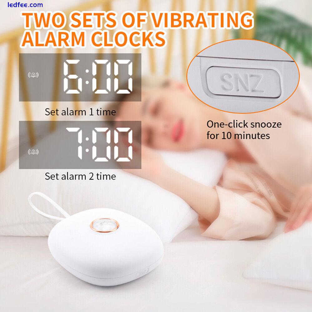 Charging LED Digital Shock Alarm Clock Electronic Desktop Table Clocks for Home 0 