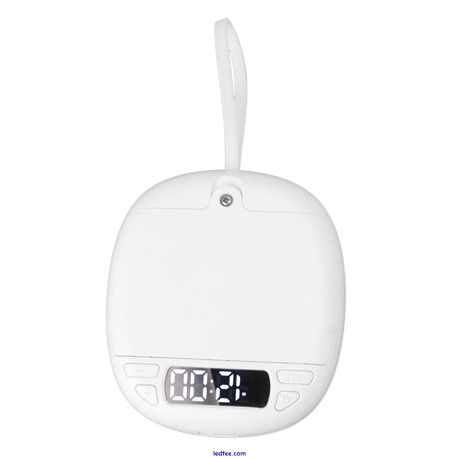 Vibrating Alarm Clock Adjustable 3 Levels Of Vibration LED Display Digital Cl DG 0 