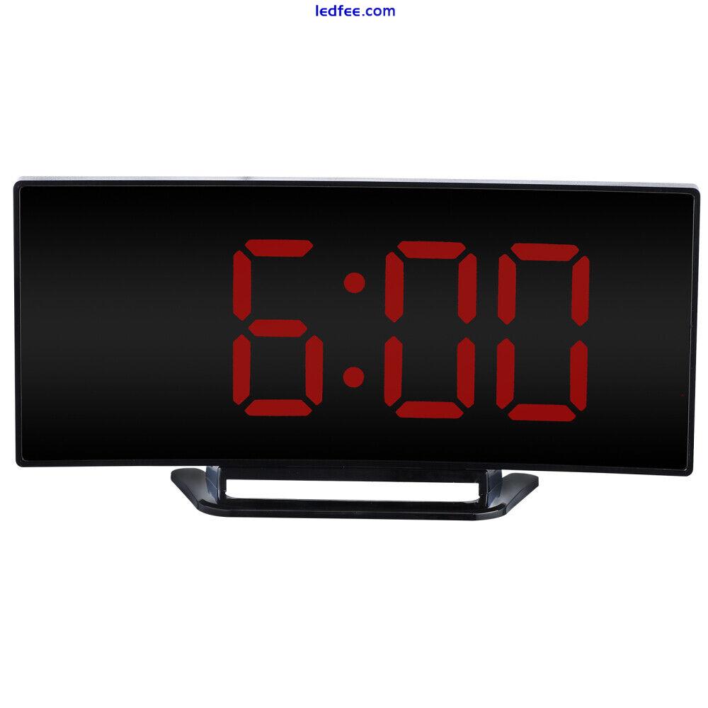 LED Bedroom Alarm Clock Desktop Digital Electric Indoor Timer-GG 3 