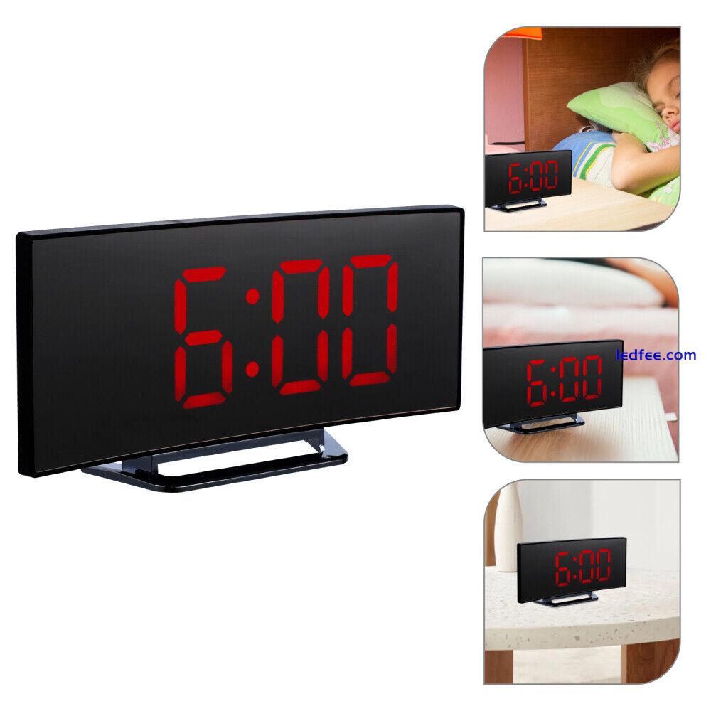 LED Bedroom Alarm Clock Desktop Digital Electric Indoor Timer-GG 1 