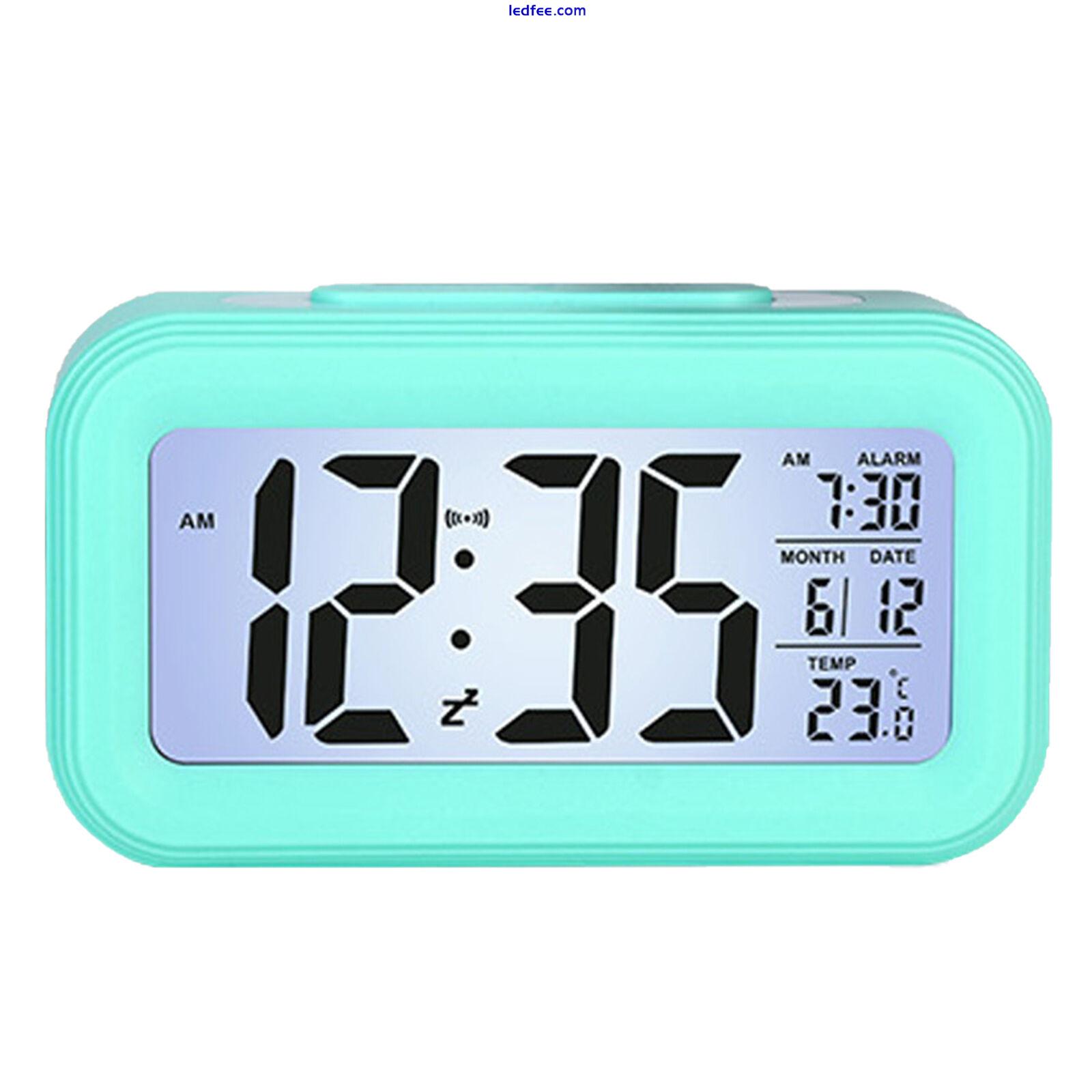 Digital Alarm Clock Battery Operated LED Display Multifunctional Night Model 1 