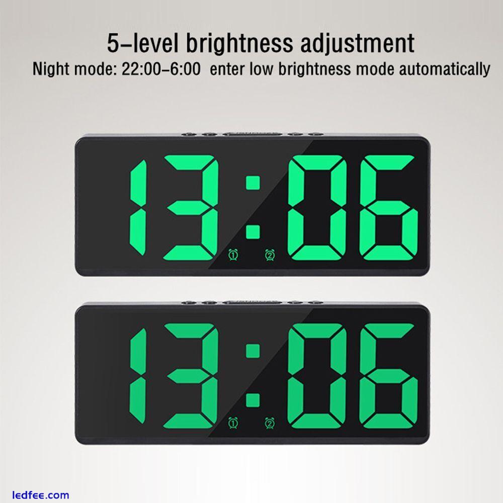 Multi-functional Digital LED Clocks Display Table Clock  for Bedroom 5 