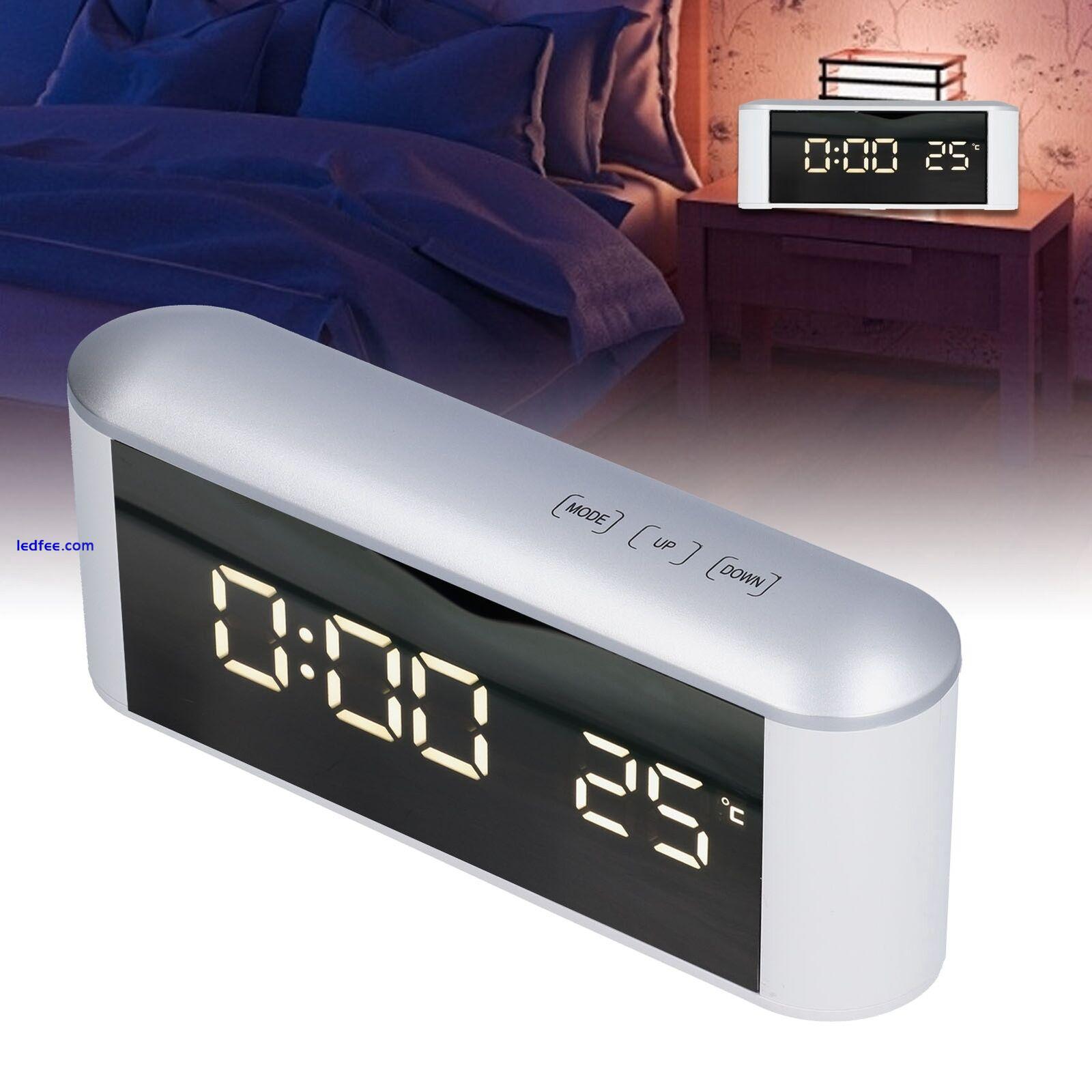 LED Alarm Clock Household Multifunctional Touch Screen Alarm Clock Indoor New 0 