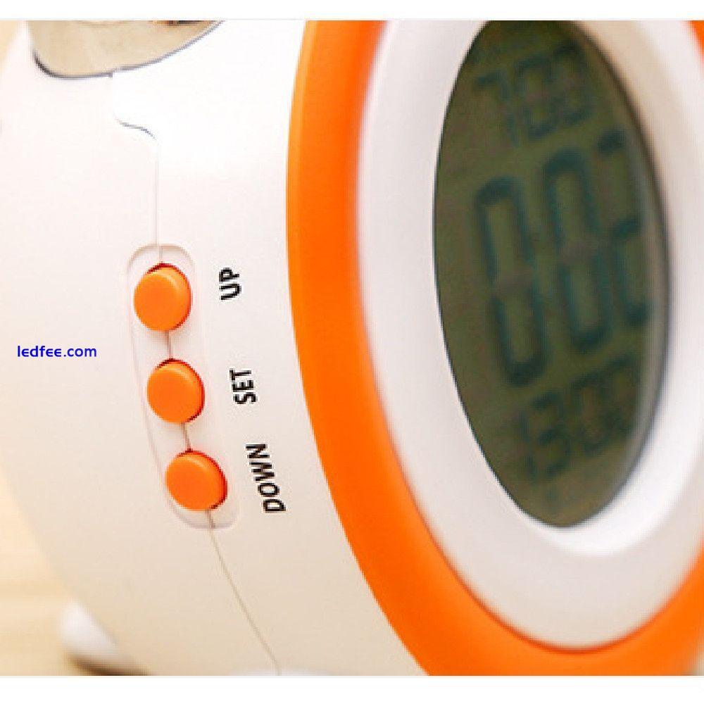 With Light LED Electronic Loud Alarm Clock Simple Alarm Clock Stereo Backlight 5 