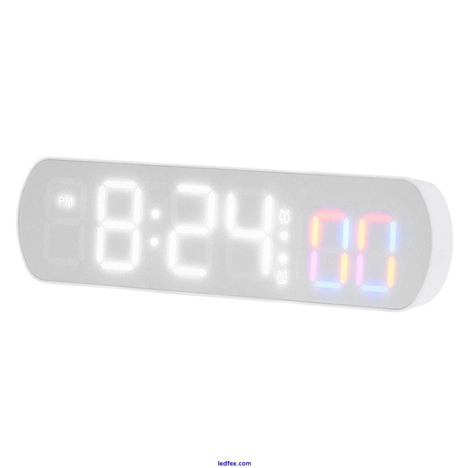 LED Alarm Clock with Countdown/Countdown Function Temperature Humidity Timer 0 