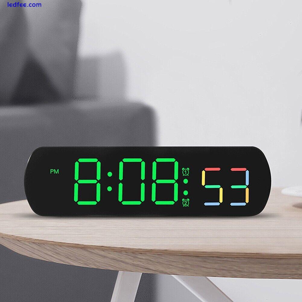 LED Alarm Clock with Countdown/Countdown Function Temperature Humidity Timer 1 