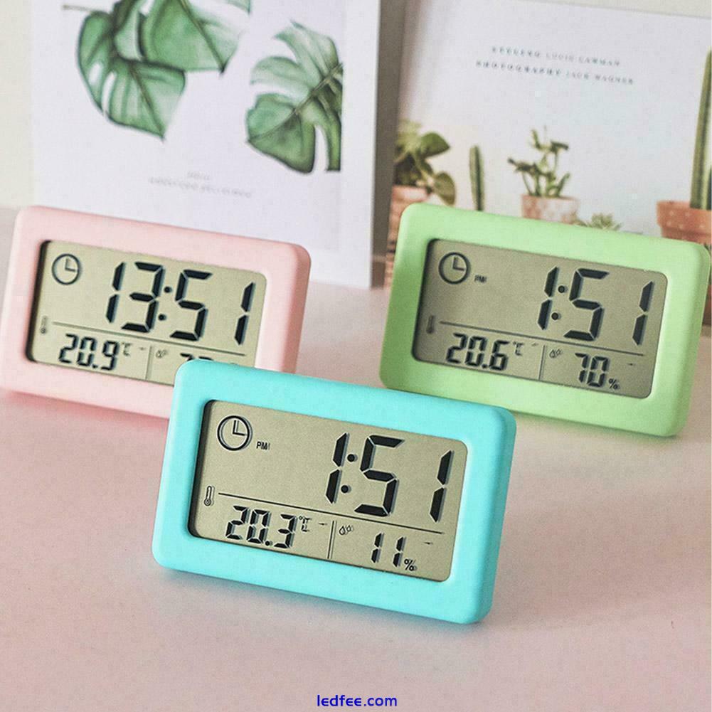 Alarm Snooze Clock Night Light Thermometer Digital Display new E5G5 LED K0C K π: 4 