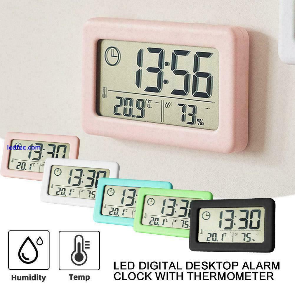 Alarm Snooze Clock Night Light Thermometer Digital Display new E5G5 LED K0C K π: 1 