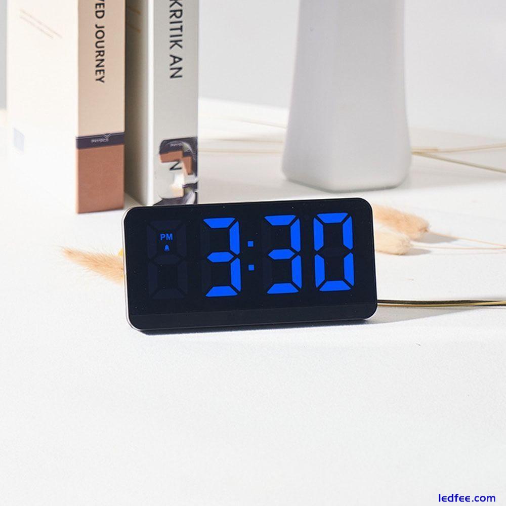 Multi-functional Digital LED Clocks RGB Display Table Clock  for Bedroom 2 