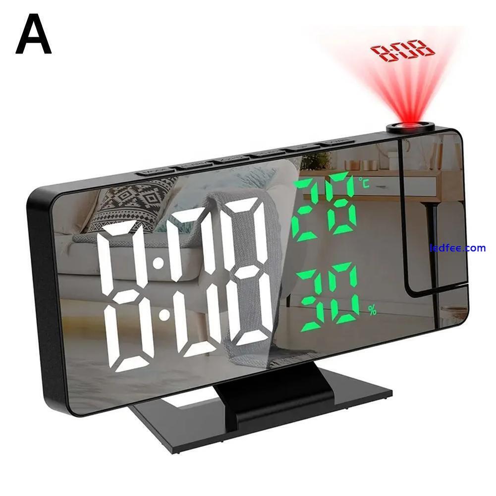 Multifunctional Digital Alarm Clock with Large LED For Bedroom Screen P2Y8 1 