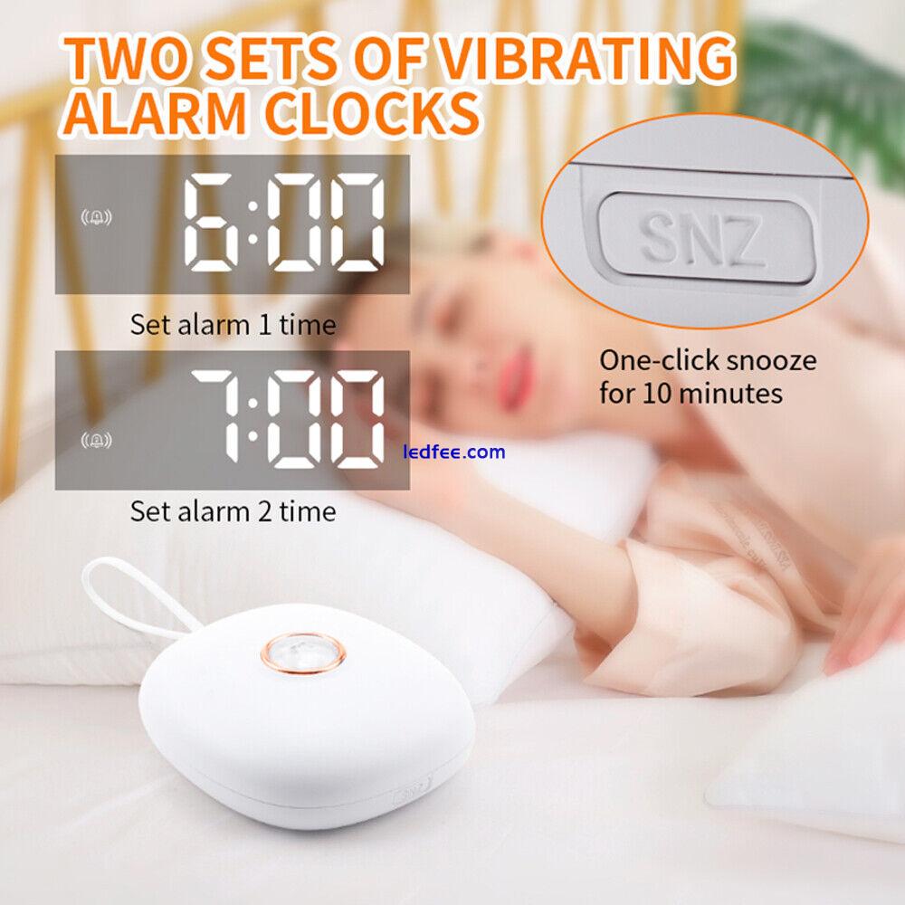 Charging LED Digital Shock Alarm Clock Electronic Desktop Table Clocks for Home 0 