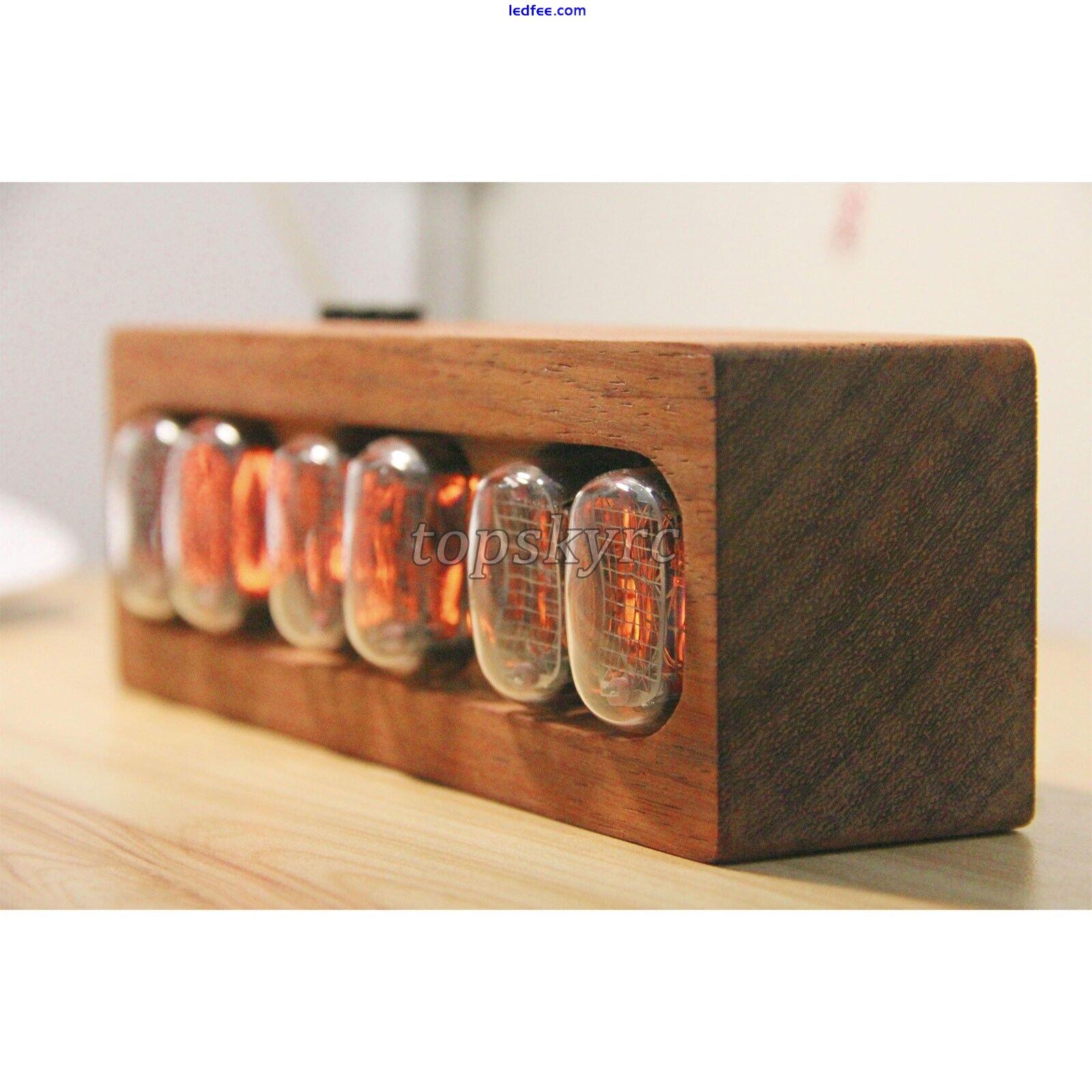 NiXie Clock Tube 6-Bit Digital LED Clock IN12 African Padauk f/DIY Ornament 1 