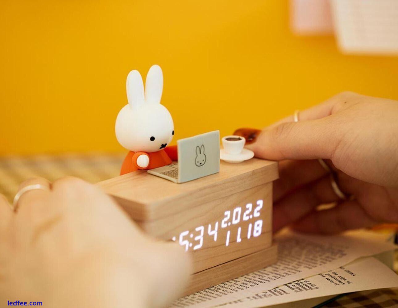 Miffy LED  Calendar table clock ,Full-year Calendar table clock -Authentic 1 