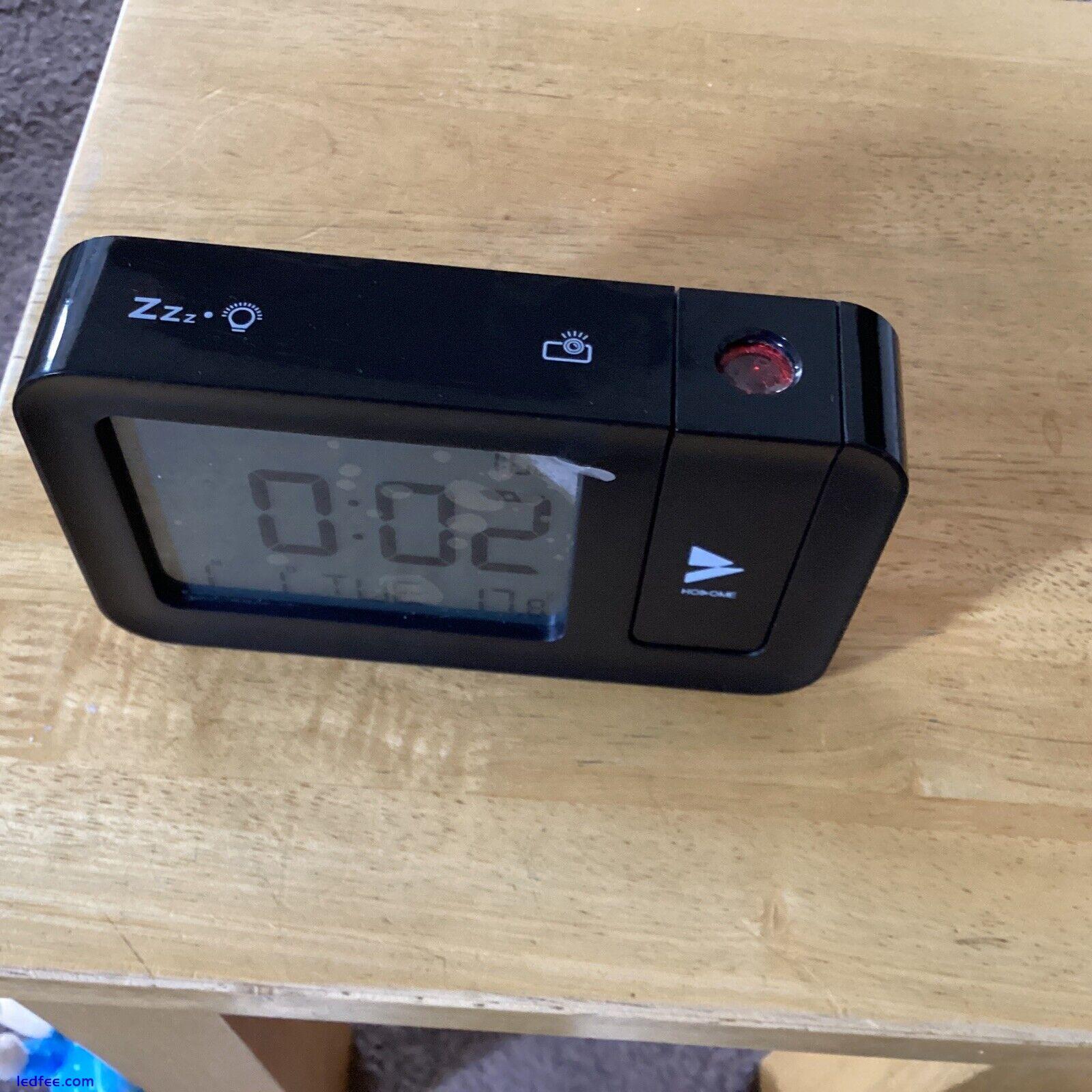 LED Digital Projection Alarm Clock Temperature Date Snooze Ceiling Projector UK 5 